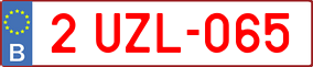Truck License Plate